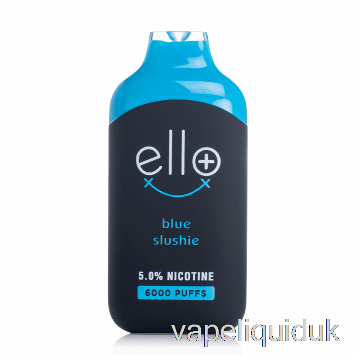 BLVK ELLO Plus 6000 Disposable Blue Slushie Ice Vape Liquid